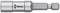 A silver magnetic bit holder with 'Wera' printed on the side, suitable for screwdriver bits.