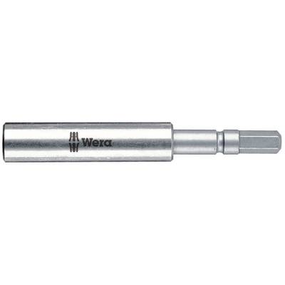 Metallic tool attachment with hexagonal tip and 'Wera' logo.