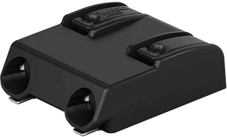 WAGO 2060-872/998-404 Spring-loaded terminal 0.75 mm² Number of pins 2 Black 1 pc(s)