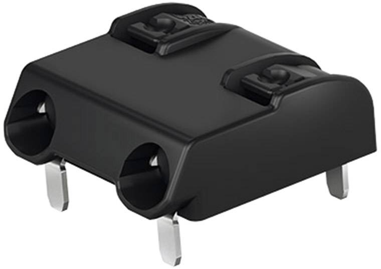 WAGO 2060-1822/998-404 Spring-loaded terminal 0.75 mm² Number of pins 2 Black 1 pc(s)