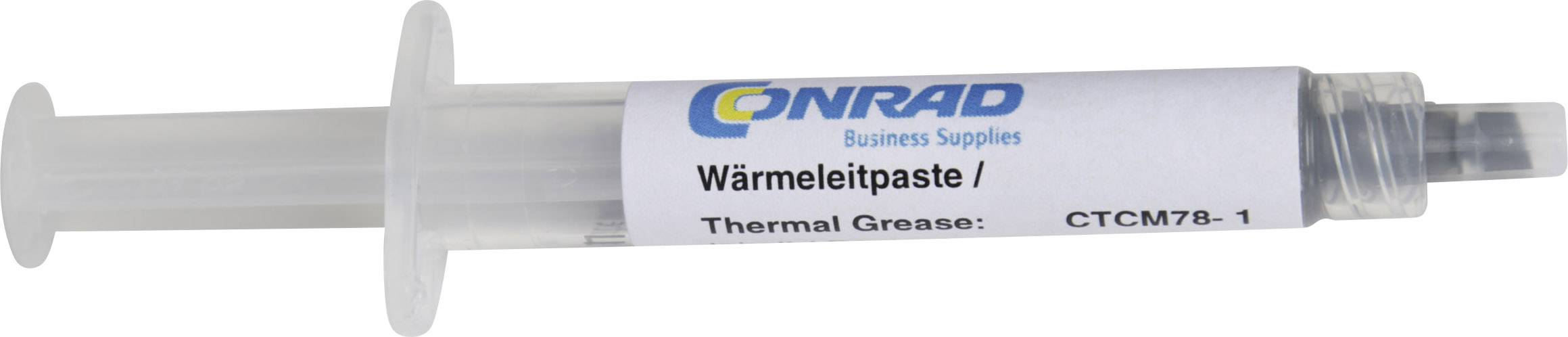 Conrad Components CTCM78-1 Thermally conductive paste 7.8 W/mK 2.1 g Max. temperature: 150 °C