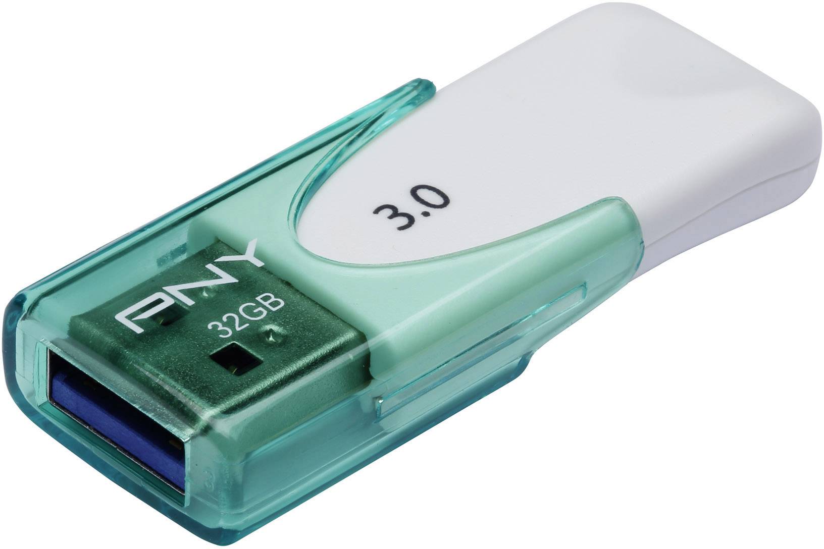 PNY Attaché 4 USB stick 32 GB Green FD64GATT430-EF USB A (USB 3.2 1st gen)-3