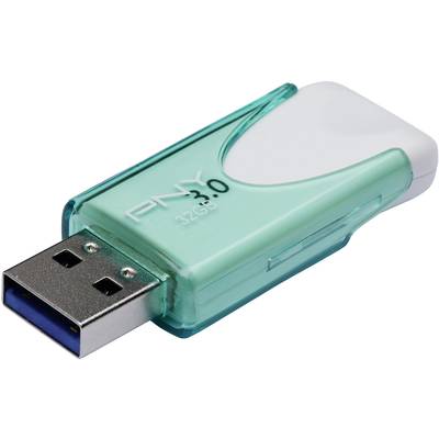 PNY Attaché 4 USB stick 32 GB Green FD64GATT430-EF USB 3.2 1st Gen (USB 3.0)