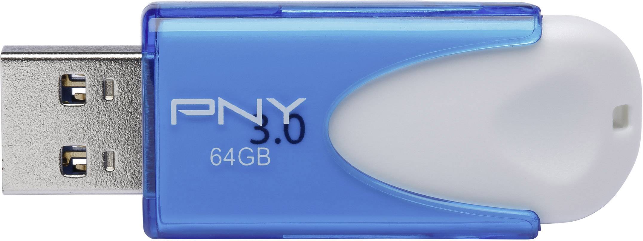 PNY Attaché 4 USB stick 64 GB Blue FD64GATT430-EF USB A (USB 3.2 1st gen)-1