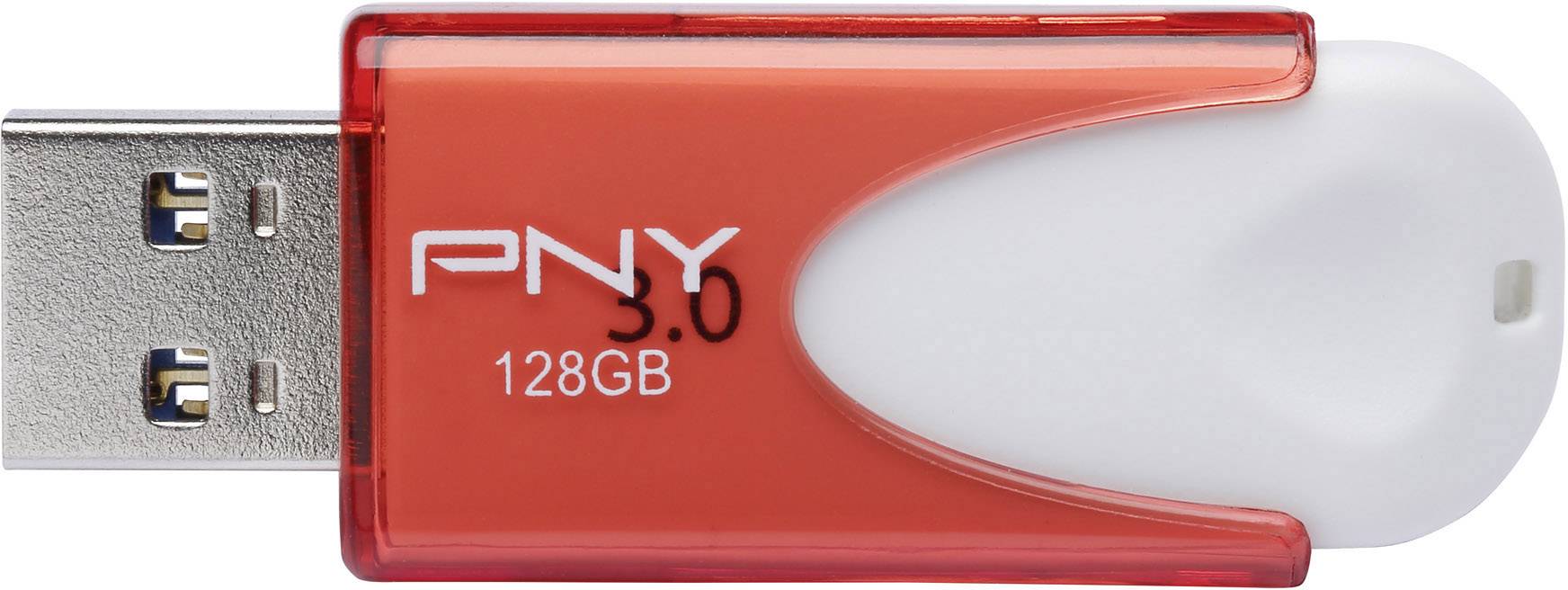 PNY Attaché 4 USB stick 128 GB Red FD128ATT430-EF USB A (USB 3.2 1st gen)-1