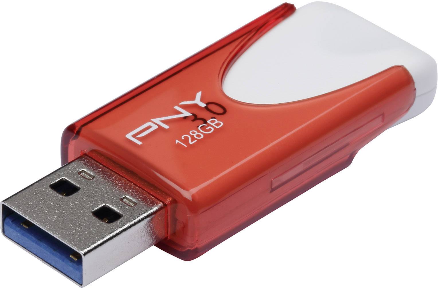 PNY Attaché 4 stick 128 GB Red FD128ATT430-EF USB 3.2 1st Gen (USB 3.0) | Conrad.com