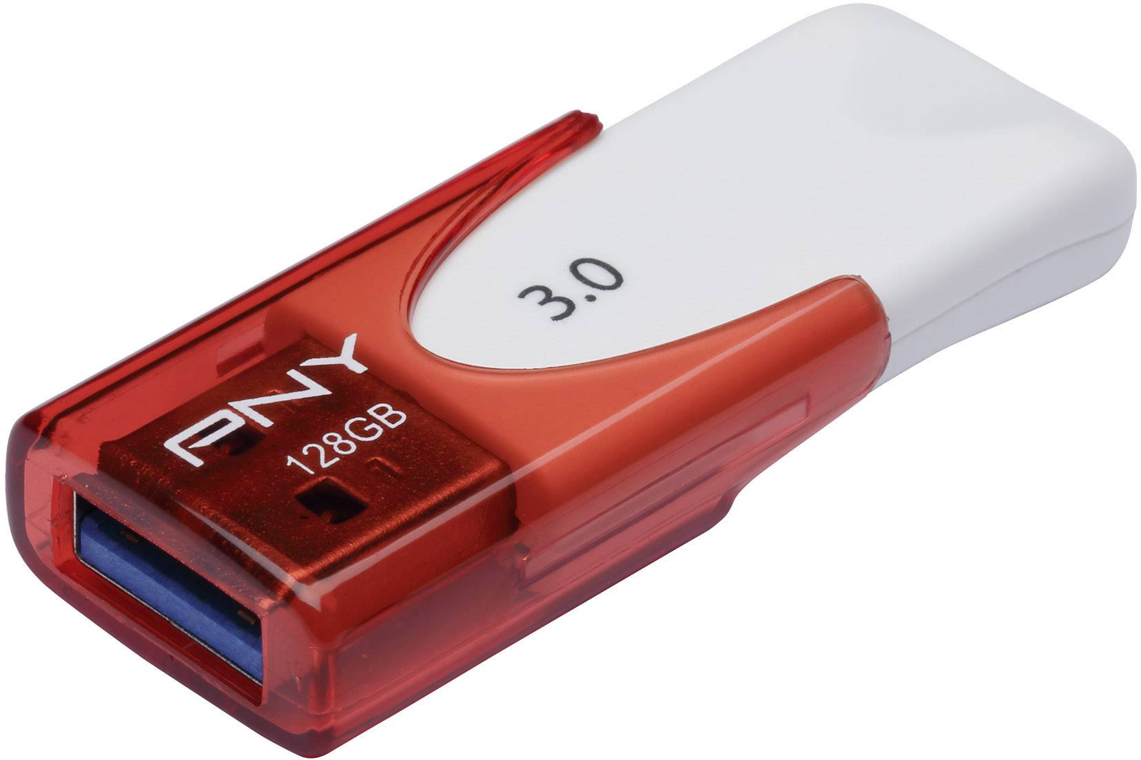 PNY Attaché 4 USB stick 128 GB Red FD128ATT430-EF USB A (USB 3.2 1st gen)-3