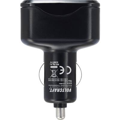 'Fuse holder for cigarette lighter socket, model display and CE marking visible. Black casing, suitable for 12V plug.'