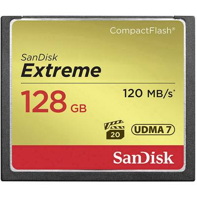 Image of SanDisk Extreme® CompactFlash card 128 GB