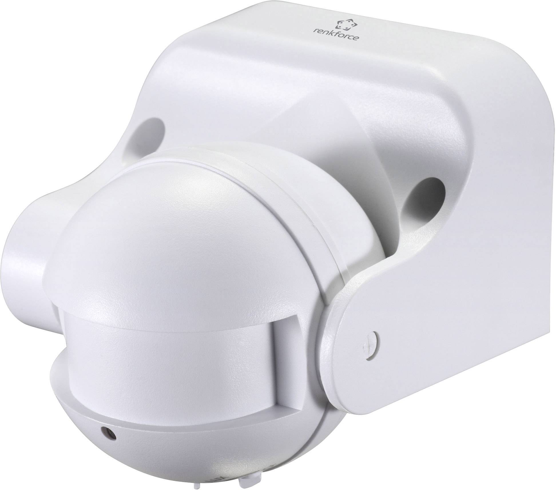 Renkforce 1362991 Surface-mount, Structure, Wall HF motion detector 180 ° Relay White IP44
