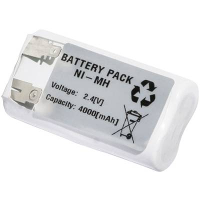 Emmerich 2443FA4000R Emergency light battery  U solder tab 2.4 V 4000 mAh