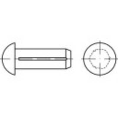 TOOLCRAFT  136516 Round head grooved pin (Ø x L) 2.3 mm x 5 mm  Steel  500 pc(s)
