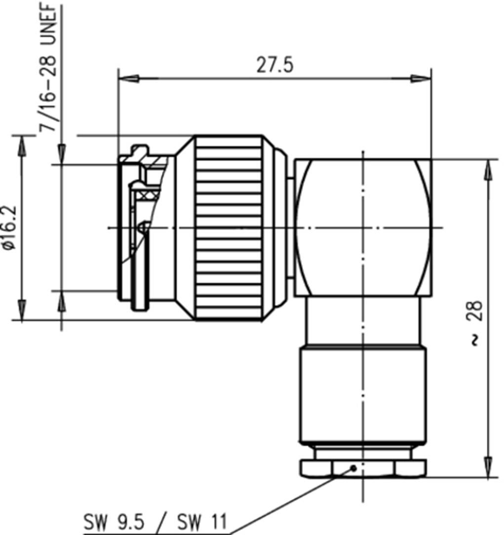 Telegärtner 100023699 100023699 TNC connector Plug, right angle 50 Ω 1 pc(s)-2