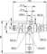 Technical Drawing of a T-Piece with Dimensions: Total Length 102 mm, Height 98 mm, Diameter Specifications, Thread M8x1.