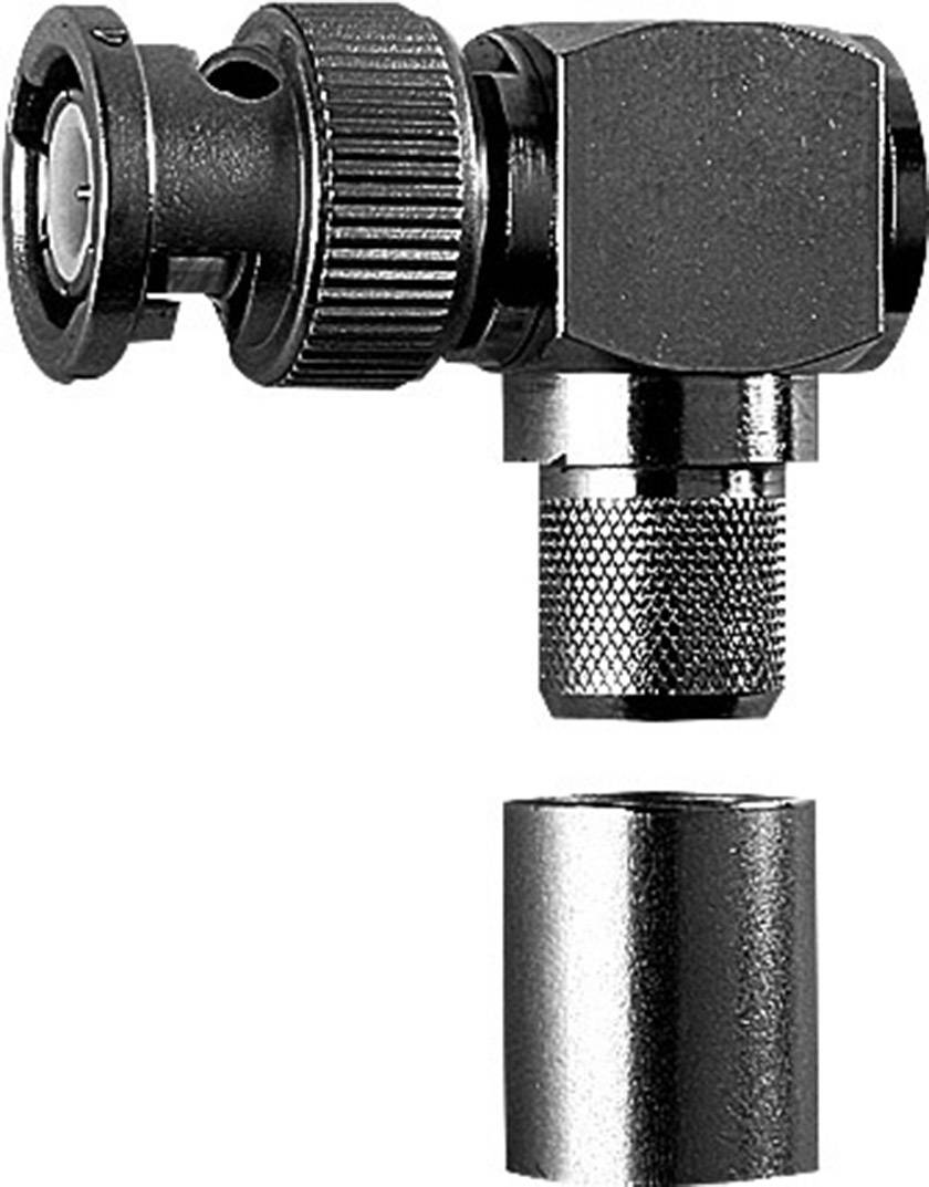 Telegaertner 100023326 100023326 BNC connector Plug, right angle 50 Ω 1 pc(s)