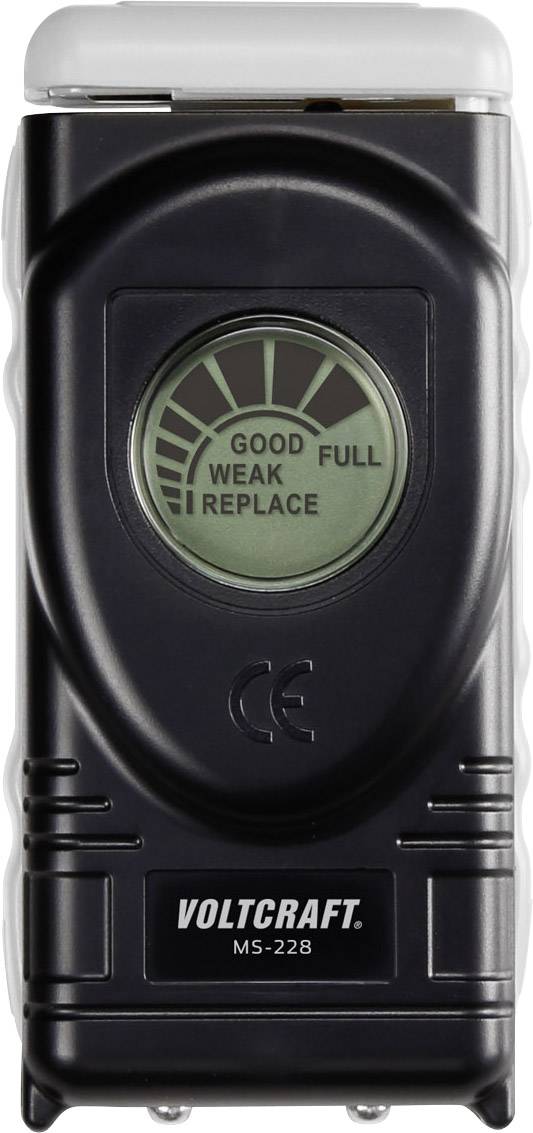 VOLTCRAFT Battery tester MS228 Reading range (battery testers) 1.5 V, 1.55 V, 9 V Battery MS228