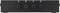 Black control panel with four round buttons, labelled from left to right with 'A', 'B', 'C', 'D'.