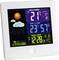 Electronic Weather Station Display: Outside Temperature 21°C, Indoor Temperature 23°C, Humidity 57%, Date 13/8, Time 12:28.