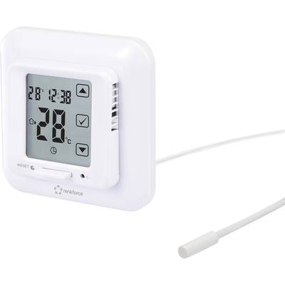 Renkforce MH-3202 Indoor thermostat Flush mount 7 day mode 5 up to 45 °C