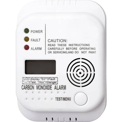 Smartwares RM370 SW Carbon monoxide detector   battery-powered detects Carbon monoxide