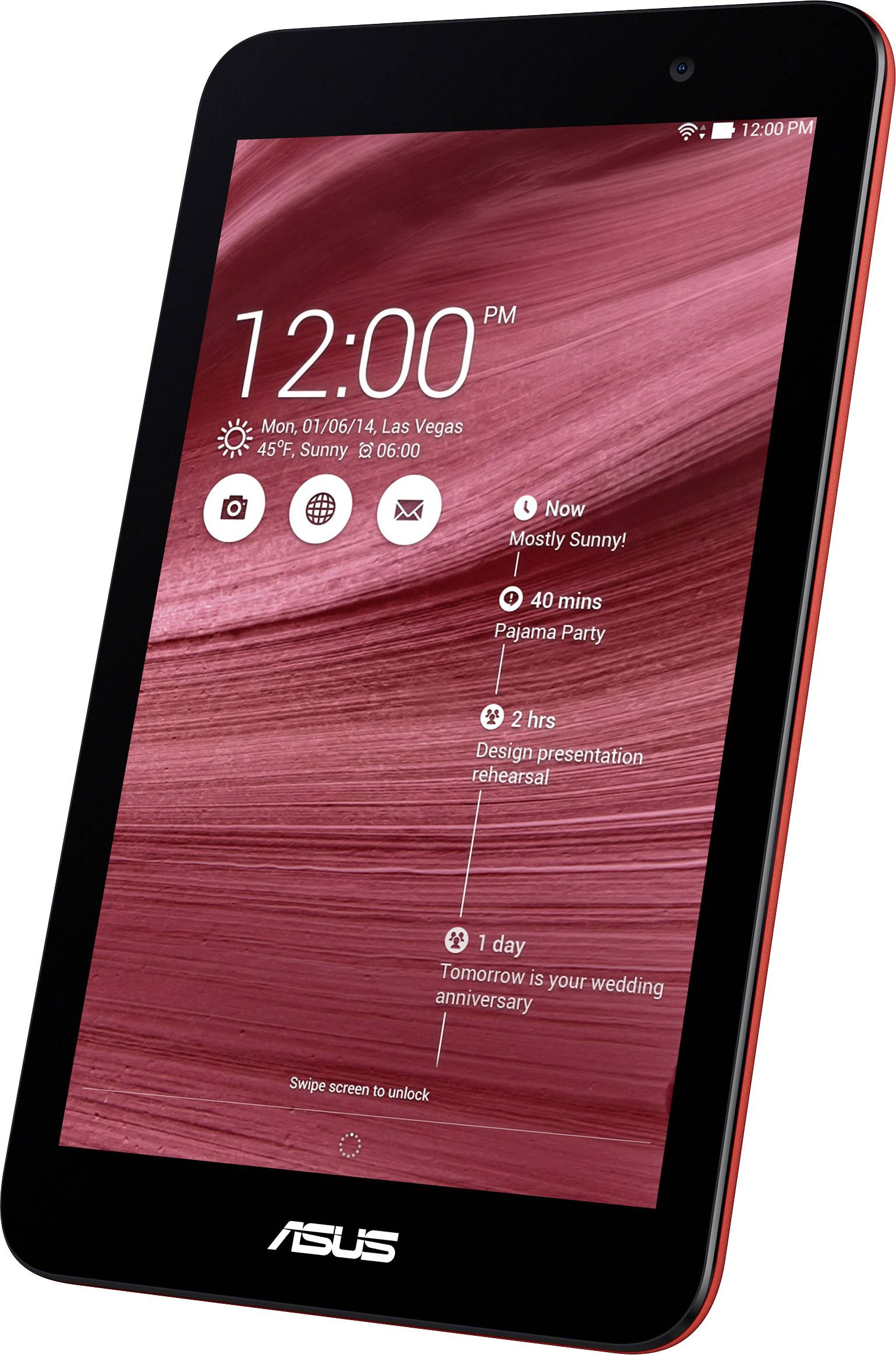 Asus Wifi 16 Gb Red Android 17 8 Cm 7 Inch 1 33 Ghz Intel Atom Android 4 4 1280 X 800 Pixel Conrad Com