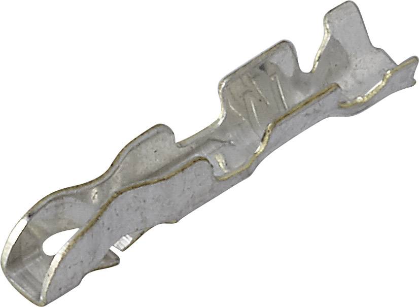 A metallic, corrugated clip with hooks and loops, used for fastening or connecting materials in electromechanical applications.