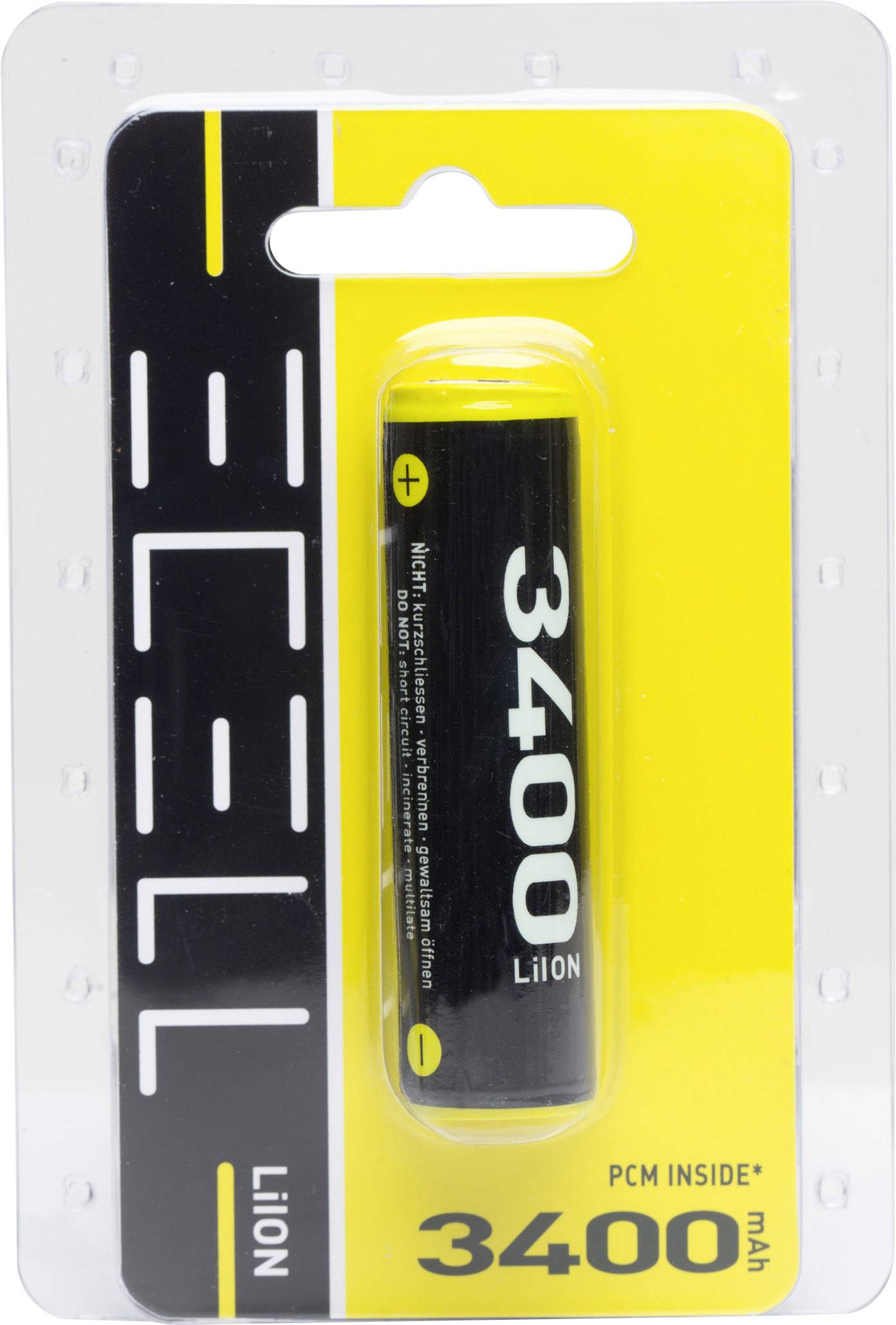 ECELL ECE18650 Non-standard battery (rechargeable) 18650 Li-ion 3.7 V 3400 mAh-1