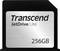 A Transcend JetDrive Lite memory card with 256GB capacity.
