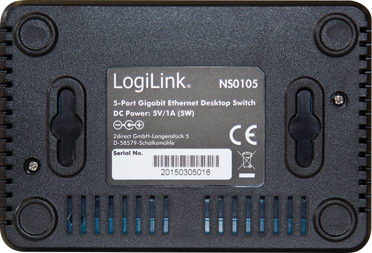 LogiLink NS0105 Network switch NS0105 5 ports 1 GBit/s-5