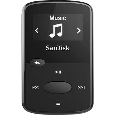 SanDisk Clip Jam™ MP3 player 8 GB Black Clip, FM radio