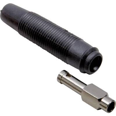 TRU COMPONENTS  Jack socket Connector, straight Pin diameter: 4 mm Black 100 pc(s) 