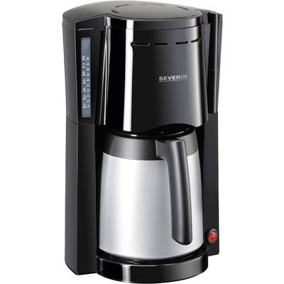 Severin KA 9482 Coffee maker Black, Silver  Cup volume=8 Thermal jug