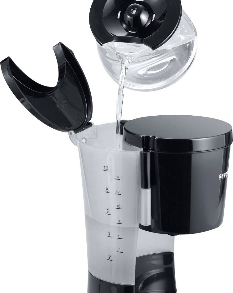 Severin KA 4479 Coffee maker Black Cup volume=10 Plate warmer