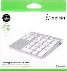 Belkin Yourtype Bluetooth Keyboard Silver White