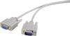 Renkforce Series Cable extension [1x D-SUB-plug 9-pin - 1x D-SUB socket 9-pin] 10.00 m Beige