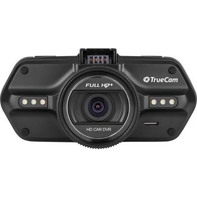 TrueCam A7s Dashcam with GPS Horizontal viewing angle (max.)=130 ° 12 V, 24 V Display, Microphone, Battery
