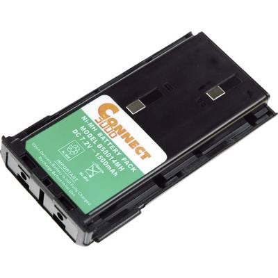 Connect 3000 Replaces original battery (original) KNB-14, KNB-14A, KNB-15 Walkie-talkie battery 7.2 V 2100 mAh-0