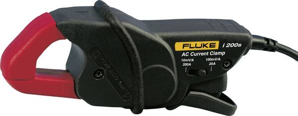 Fluke i200s Clamp meter adapter  A/AC reading range: 0.1 - 200 A