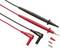 Two test probes, one red and one black, with additional connections. Use: Measuring electrical currents and voltages.