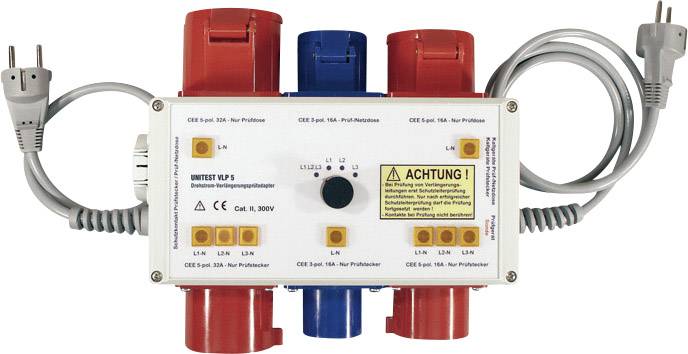 Beha Amprobe 1343D Test lead adapter CEE plug (3-pin, 16 A), CEE plug (5-pin, 16 A), CEE plug (5-pin, 32 A), IEC C14 plug , PG plug - CEE connector (3-pin, 16