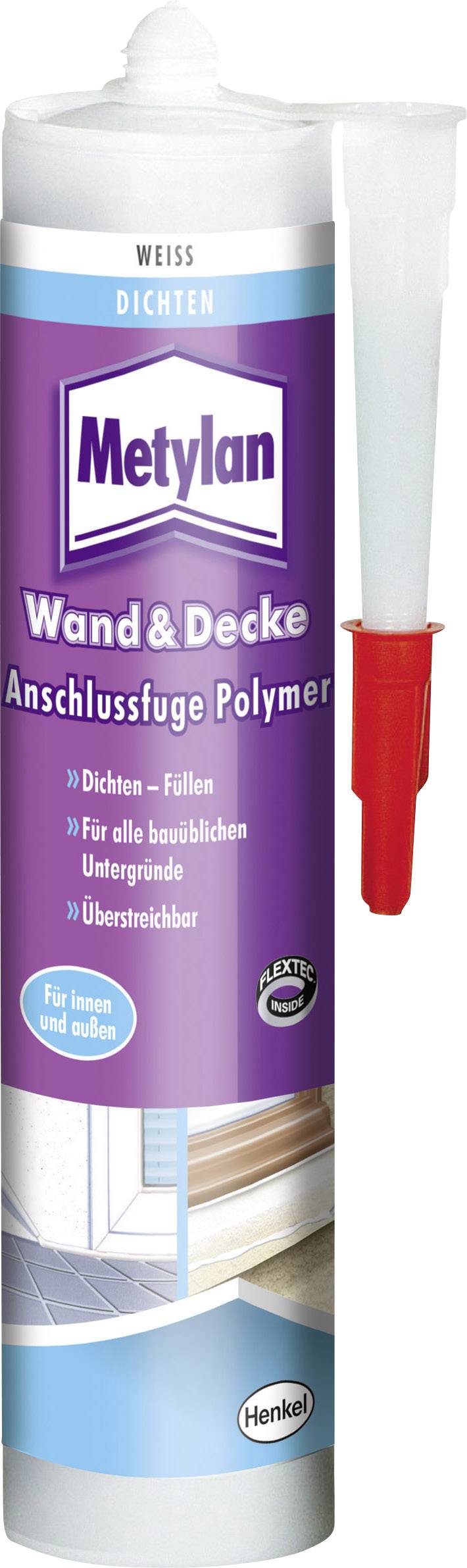 Metylan Wand & Decke Crack filler Factory colour White MF12W 300 ml-0