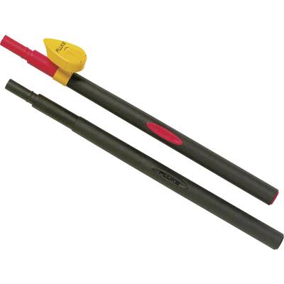 Two black probes with red and yellow tips, presumably for measuring electrical values.
