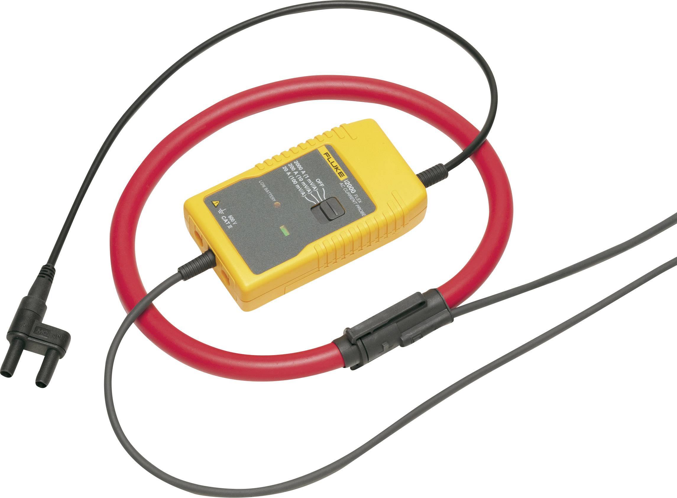 Fluke i2000 flex Clamp meter adapter A/AC reading range: 2 - 2000 A Flexible