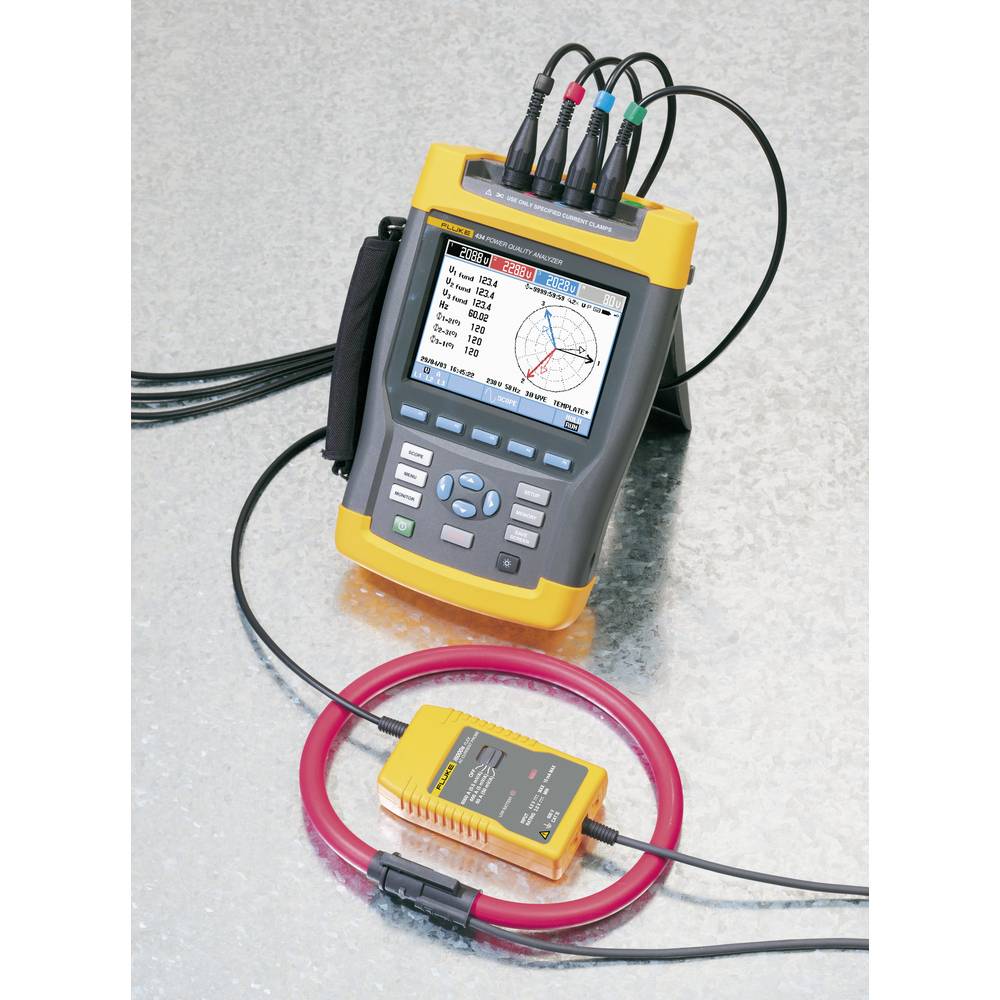 Fluke i6000s flex-36 Clamp meter adapter ATT.FX.METERING_RANGE_AAC: 6 - 6000 A Flexible Calibrated to: Manufacturer's s