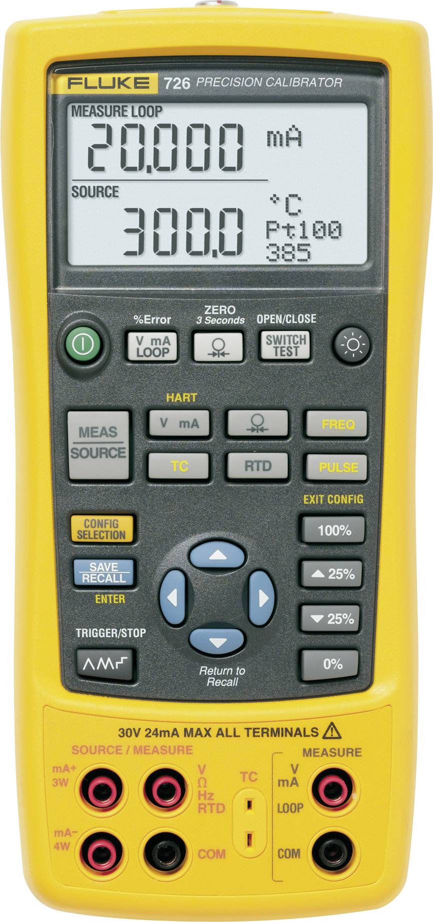 Fluke 726 Calibrator Voltage, Amperage, Resistance, Temperature