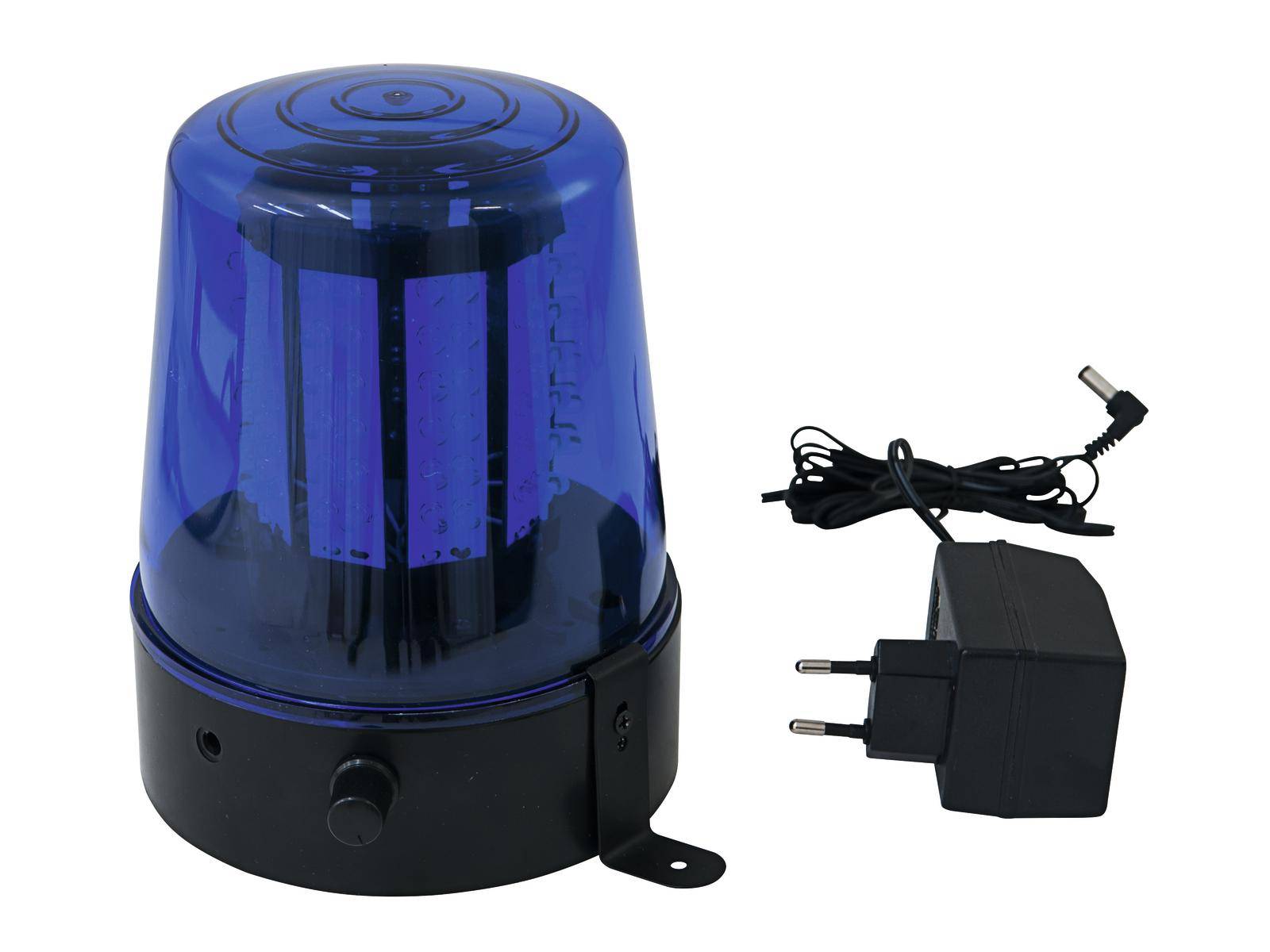 Eurolite LED (monochrome) Rotating police beacon 4 W Blue No. of bulbs: 108