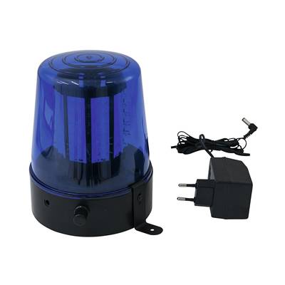 Eurolite  LED (monochrome) Rotating police beacon  4 W Blue No. of bulbs: 108