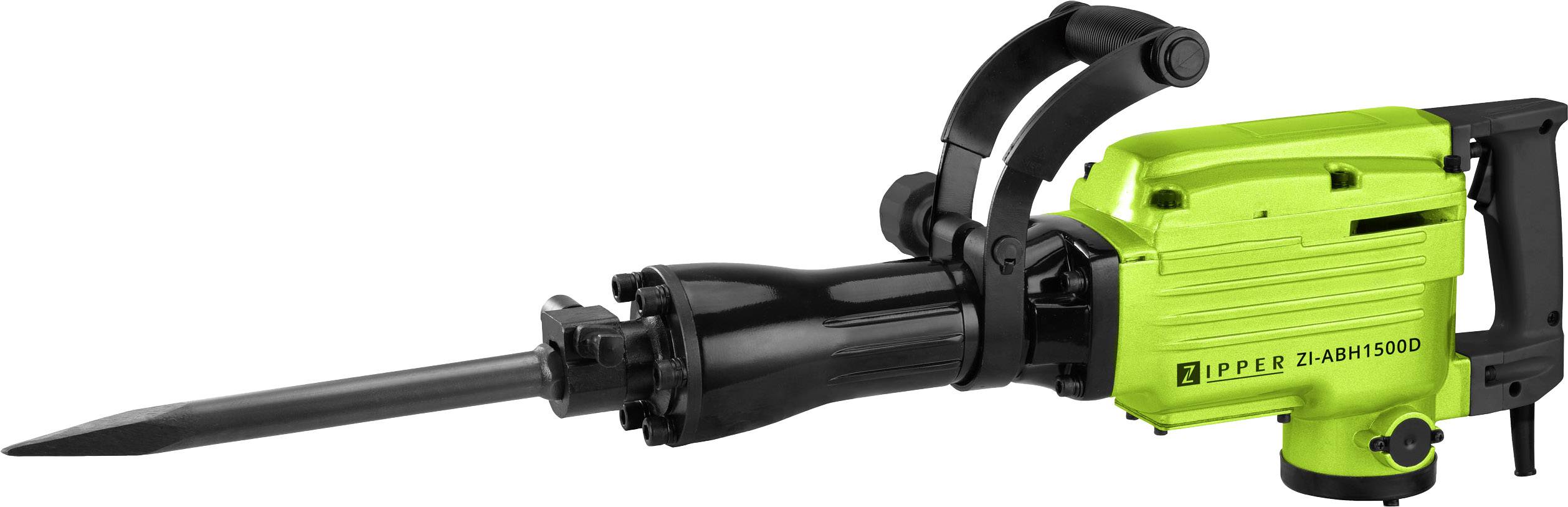 Zipper ZI-ABH1500D Hex shank-Heavy duty hammer drill chisel 1500 W 45 J incl. case, incl. accessories