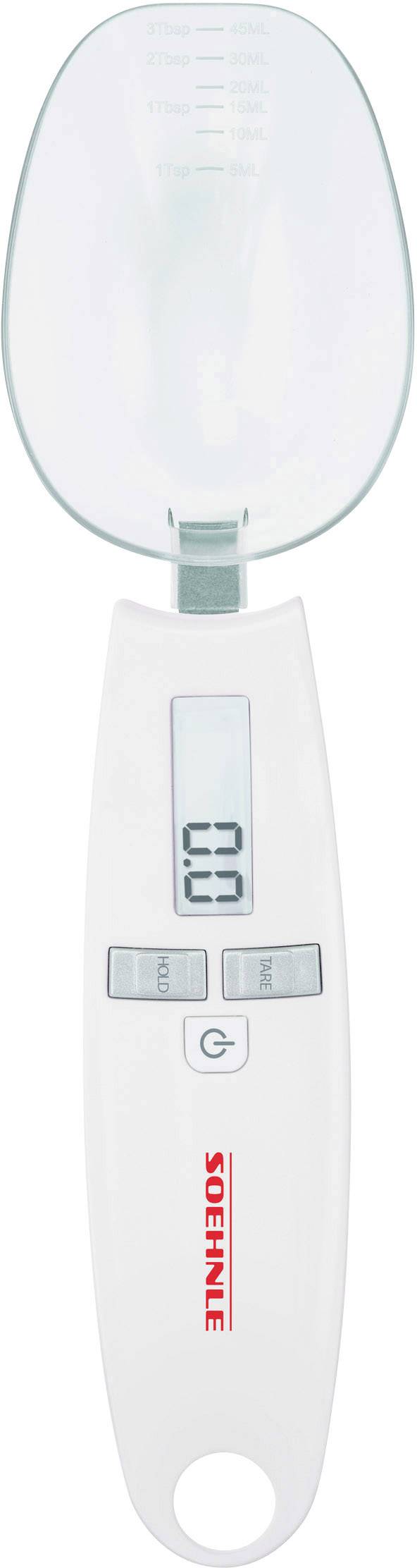 Soehnle neu Spoon scale Weight range 500 g Readability 0.1 g battery-powered White
