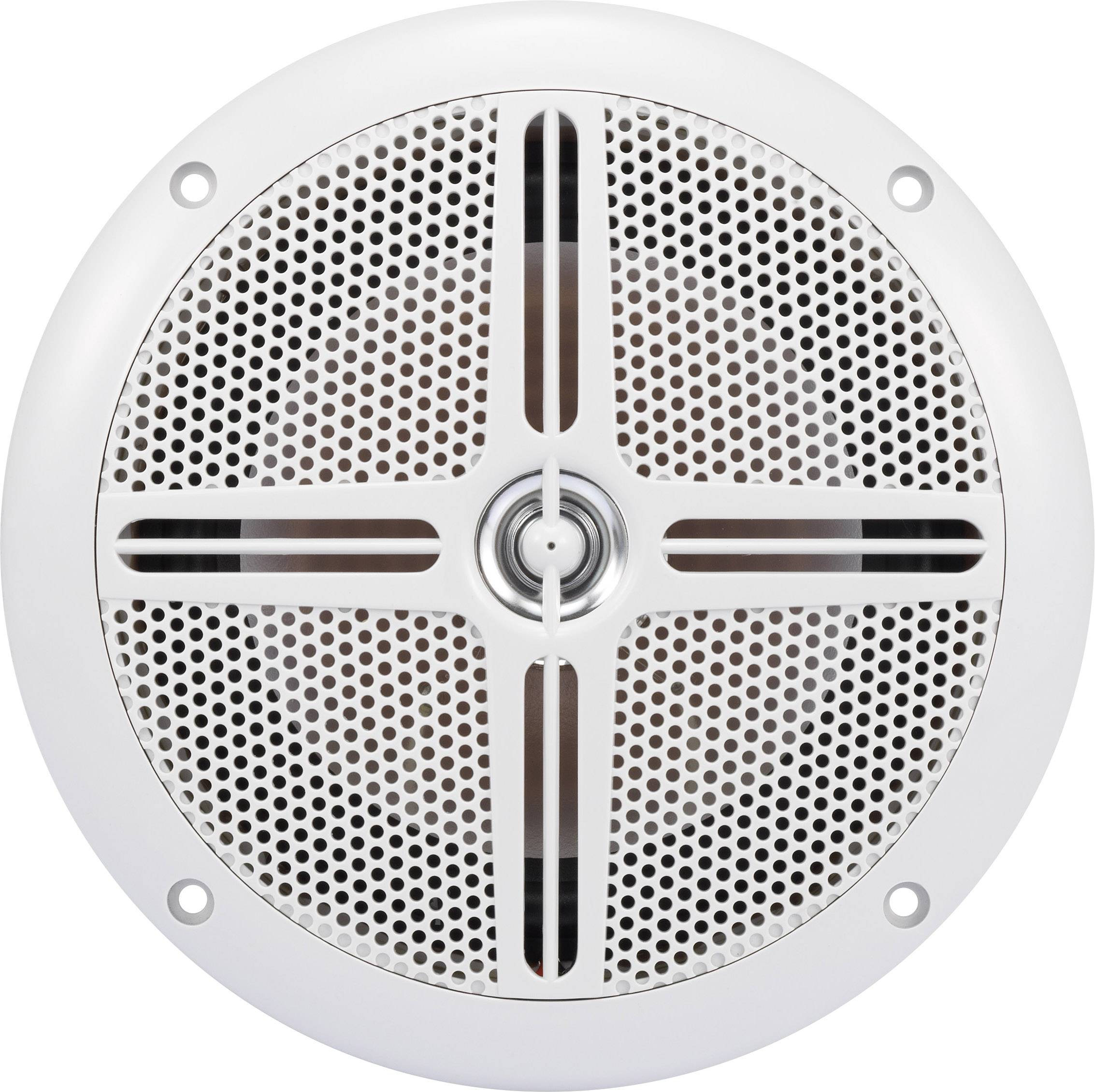 Renkforce MR-62WH Flush mount speaker 110 W 4 Ω White 1 Pair-1